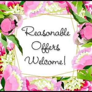 Make me a reasonable offer.🌸